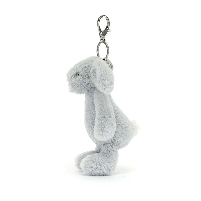 Silver Bunny Bag Charm