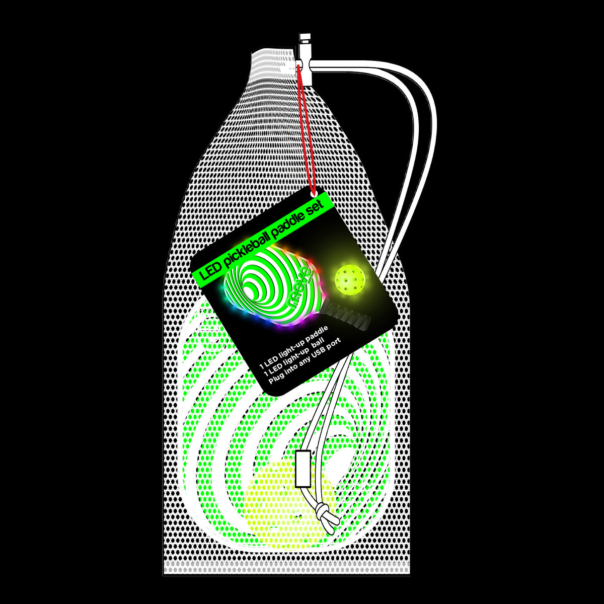 Pickle Ball Glow in Dark