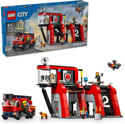 Fire Station W/Truck