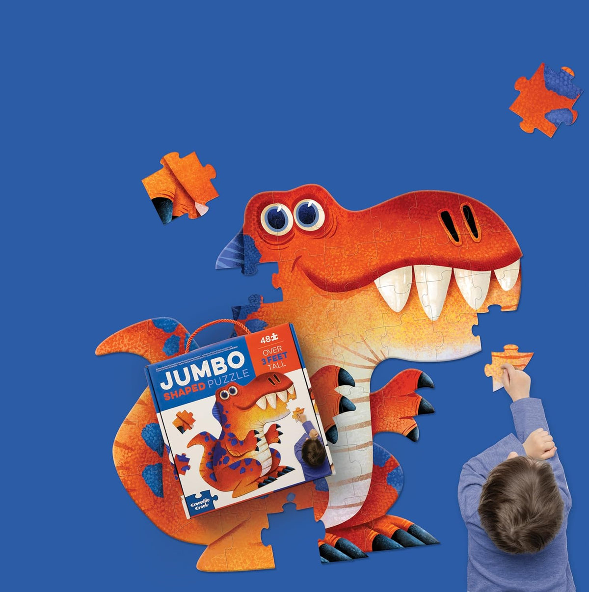 48 Pc Jumbo Puzzle Dino