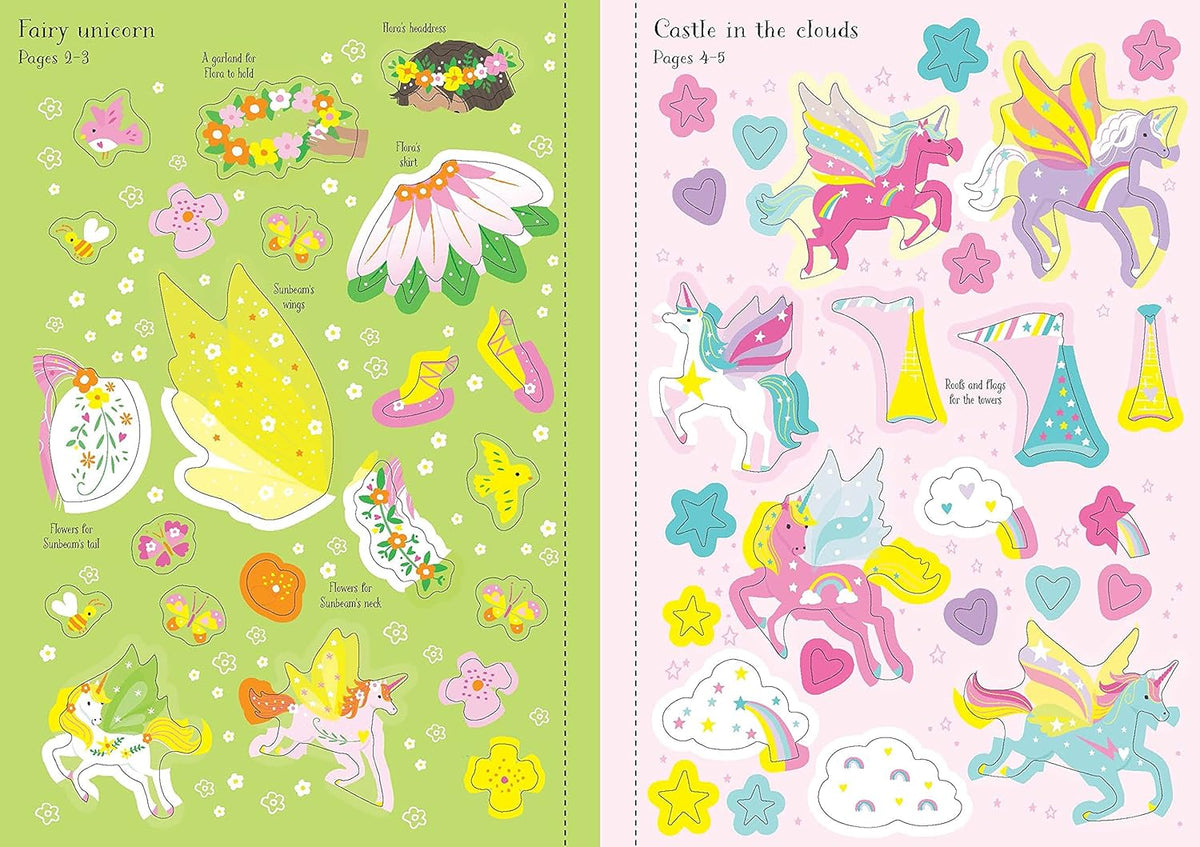 Sticker Dolly Dressing Unicorns Book