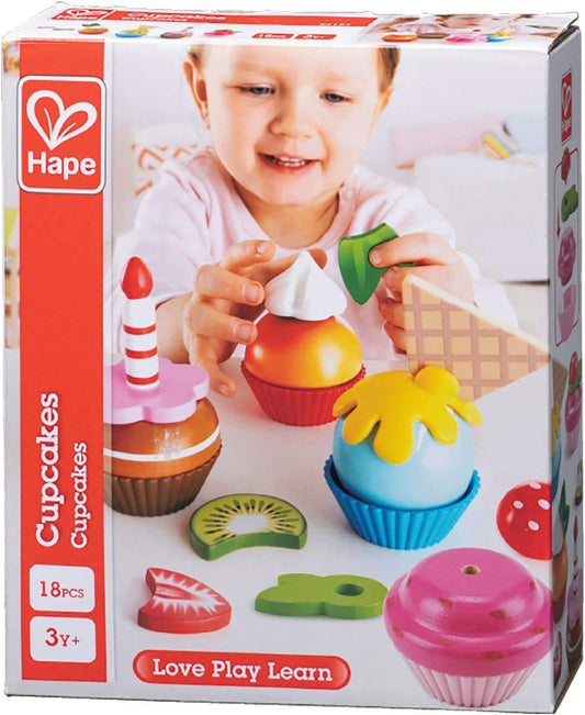 Wooden Cupcakes