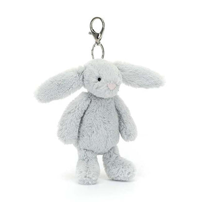 Silver Bunny Bag Charm