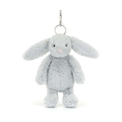 Silver Bunny Bag Charm