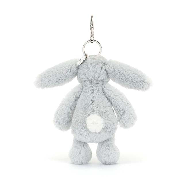 Silver Bunny Bag Charm