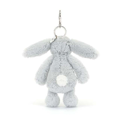 Silver Bunny Bag Charm