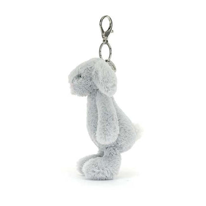 Silver Bunny Bag Charm
