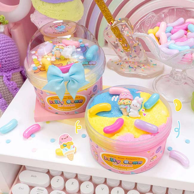 Jellybean Ice Cream Slime