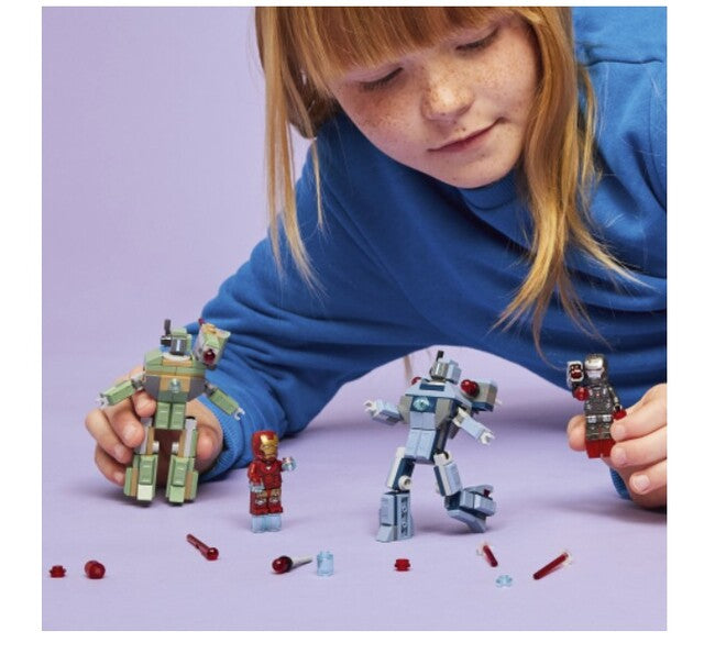 Lego+é-« Marvel Iron Man & War Machine Vs Hammer Drones