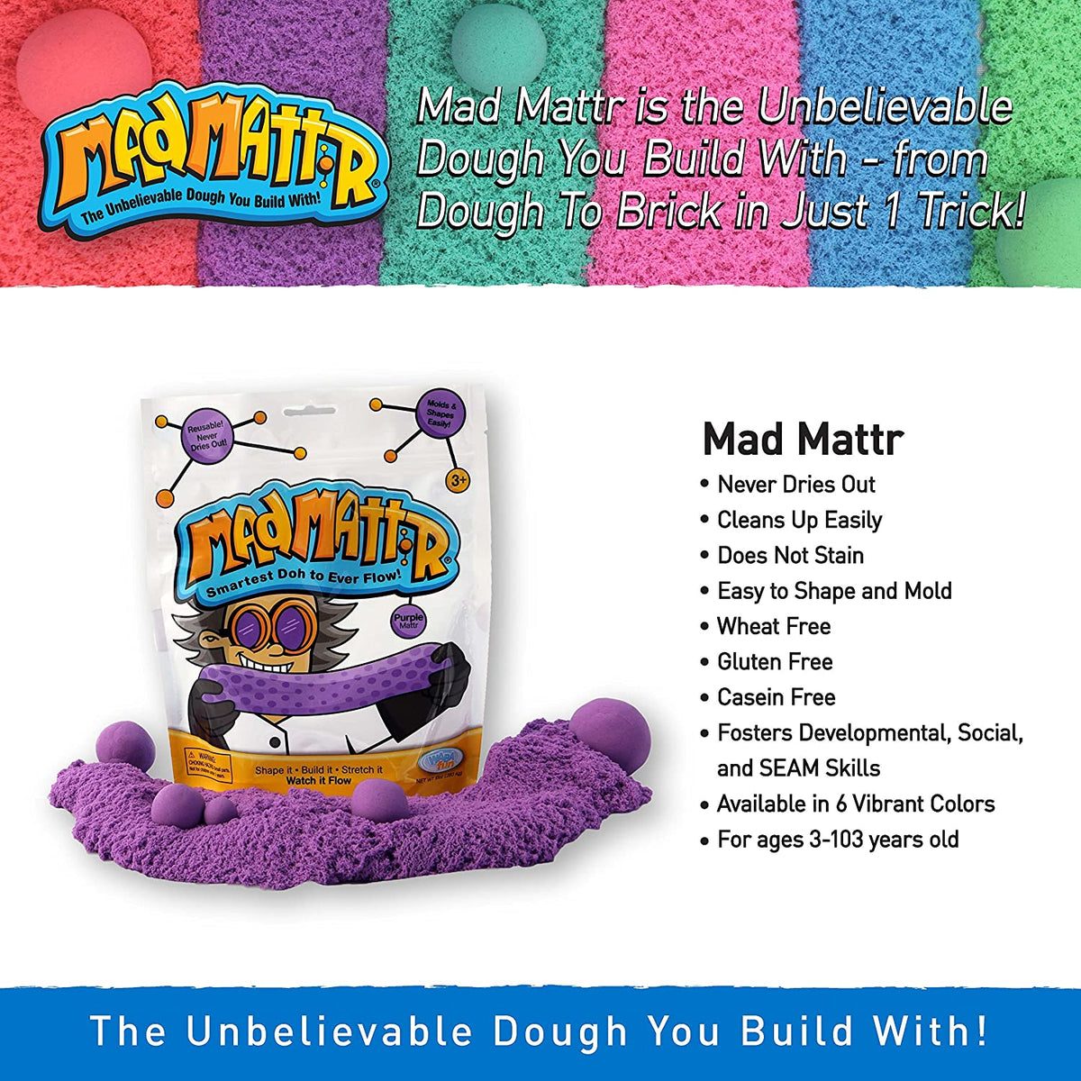 Mad Mattr Blue 10oz Bag